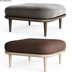 AndTradition - Fly SC09 Pouf Ottoman by Space Copenhagen 3D model