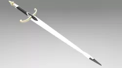 Angrod Elven Sword 3D model