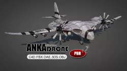 Anka  Attack Drone 3D model