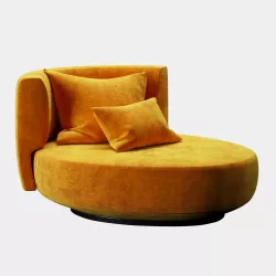 Audrey Poltrona lounge chair Gallotti and Radice 3D model
