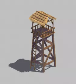 Barracks 3D model