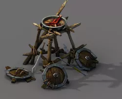 Barracks - brazier 3D model