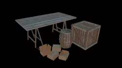 Barrels 3D model
