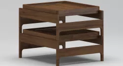 Bassam fellows CB-33 Tray Rack Side Table 3D model