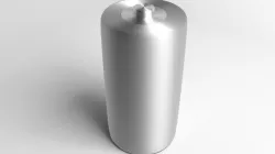 Battery D Cell 3D model