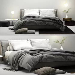 Bed Spencer Minotti 3D model