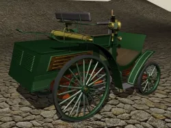 Benz Velo 1894 vintage car 3D model