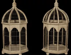 Bird cage Low-poly 3D model