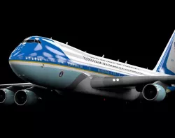 Boeing 747-400 Air Force One Model -  C4d-Fbx-Maya-Obj 3D model