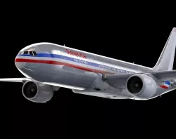 Boeing 767 American Airline Model -  C4d-Fbx-Maya-Obj Low-poly 3D model