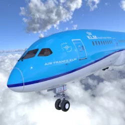 Boeing 787 Dreamliner high detailed model Low-poly 3D model