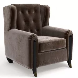 Branly Arm Chair by Jean De Merry 3D model