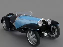 bugatti type 55 1933 3D model
