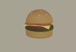 Burger 3D model