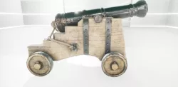 Cannon High Quailty Low-poly 3D model