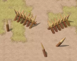 Cartoon Edition - Enchantment Wooden Fence 3D model