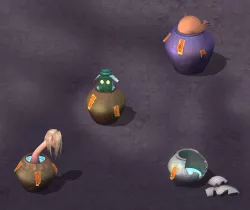 Cartoon hell - ghost urn 3D model