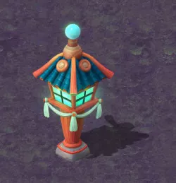 Cartoon hell - hell ghost lights 3D model