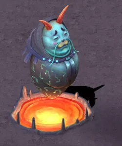 Cartoon hell - hell prosecutor 3D model
