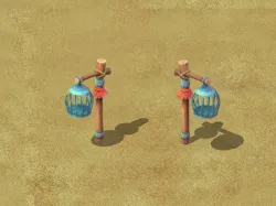 Cartoon version - Cage - execution ground 3D model