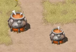 Cartoon version - oil pan - the execution ground 3D model
