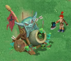 Cartoon version - Wind magic cannon 3D model