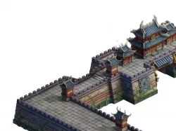 Cartoon - wall 3D model