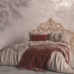 Carved Memorie Veneziane Bed by Giorgio Casa 3D model