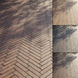 Clinker paving slabs Type 5 Texture