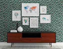 Colorful Childrens Artwork Framed Set-005 3D model