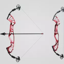 Compound Target Bow Low-poly 3D model