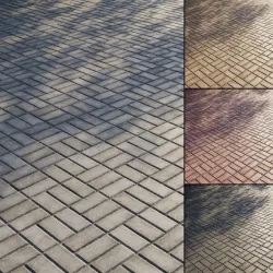 Concrete paving slabs Type 14 Texture