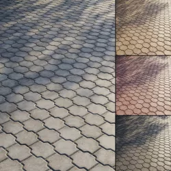 Concrete paving slabs Type 16 Texture
