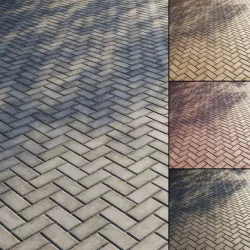 Concrete paving slabs Type 6 Texture