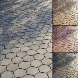 Concrete paving slabs Type 9 Texture