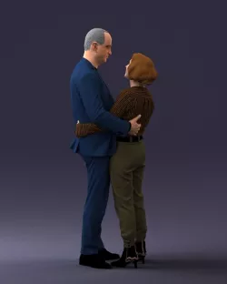 Couple 0105 3D model