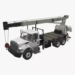 Crane International 7400 Low-poly 3D model