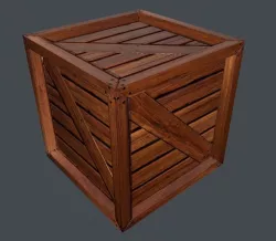 Crate - PBR 3D model