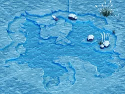 Deep in the Snowy Mountains - Lake 32 3D model
