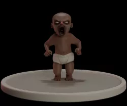 Demon Baby 3D model