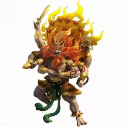 Demon Palace - Statue - Six hand Buddha 3D model