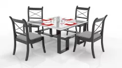  Dining tabi Low-poly 3D model