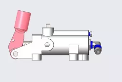 Double Acting Hand Pump 3D model