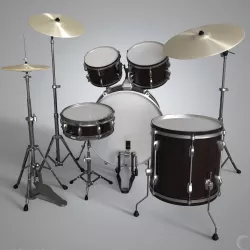 Drums Set 3D model