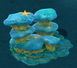 e Cartoon World - Dream Xia Township Rock Wall 2 3D model