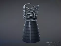 Engine  Rocket 3D model