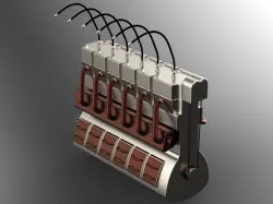 Engine solidworks 3D model
