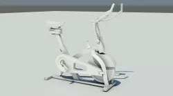 Exercise cycle gym Low-poly 3D model