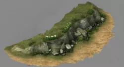 Explore the mountains - hillside - mountain road 4 3D model