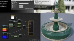 Fountain - 3D Props  Low-poly 3D model